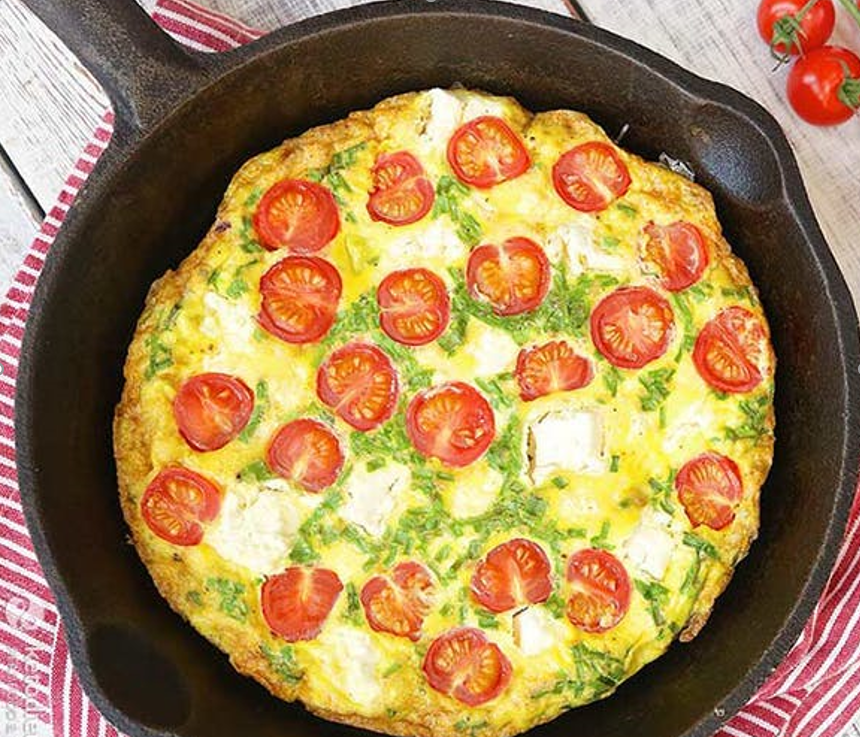 Quick KETO Frittata Recipe With Cheese - What Diet Is It