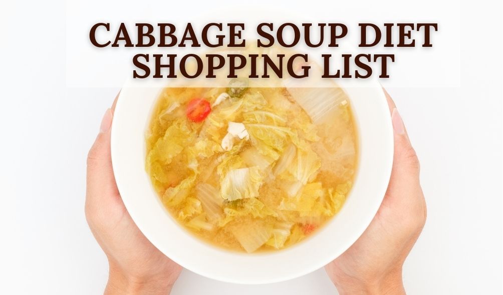 cabbage soup diet shopping list