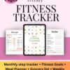 Fitness Planner For 1 Month