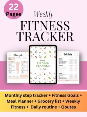 Fitness Planner For 1 Month