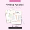 Fitness Planner For 1 Month